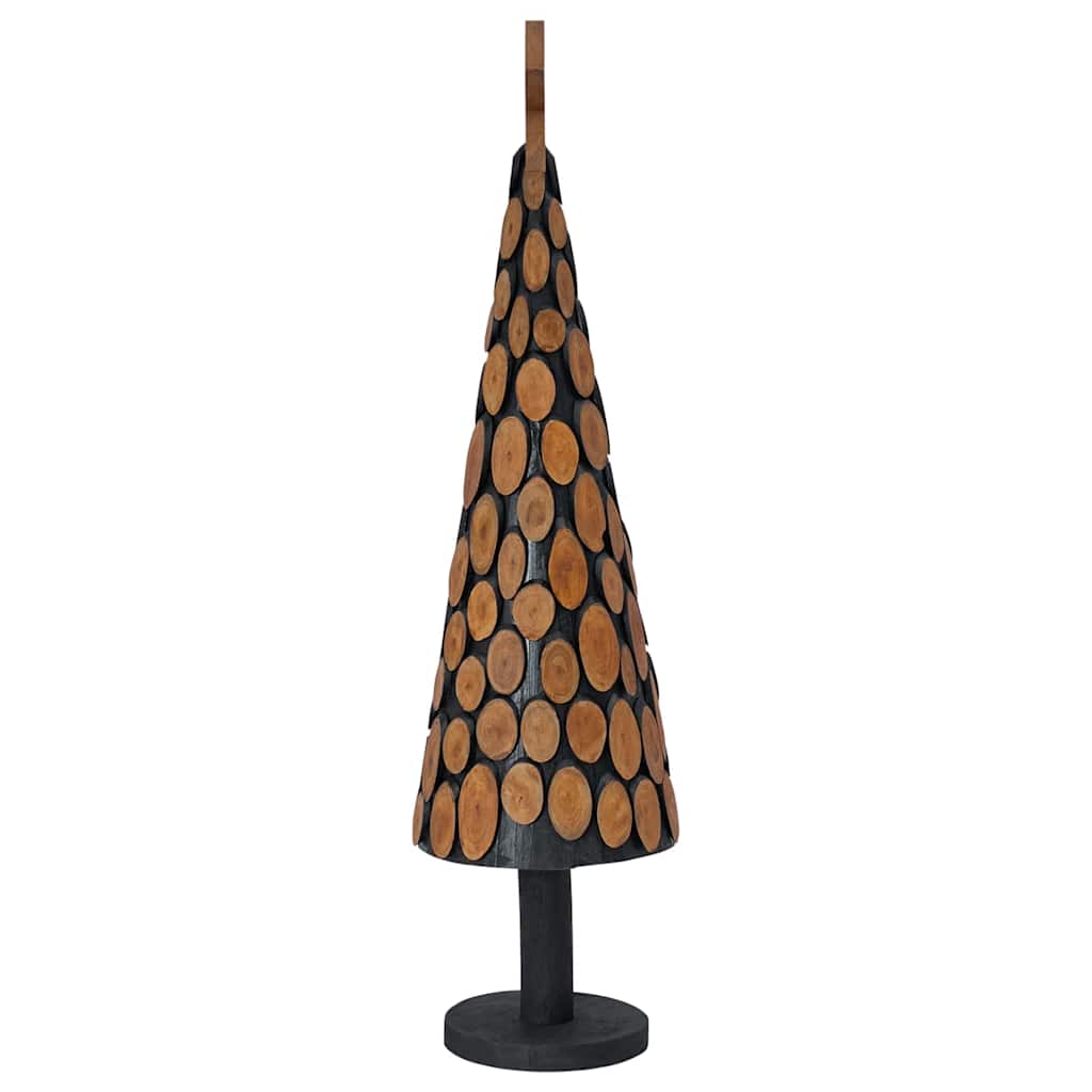 Christmas Tree with Stand Brown 120 cm Solid teak wood